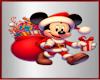 Mickey Santa Wall Art