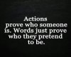 Actions And Words