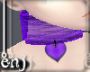 glass heart (purple)