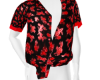 red floral exotic