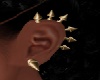 Spike Earrings-Gold