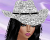 White Glit Cowgirl Hat