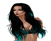 baby blue and black