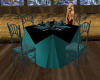 Teal Dining Table