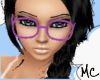 Purple Nerdy Glasses;MC