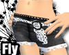 [Fly] Scarf&Lace Shorts