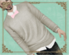 A: Sweater bow tie pink