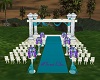 Turquoise wedding pavill