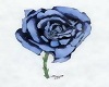 Blue Rose Sticker