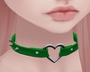 HJ! Heart Collar - Green