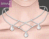 Ѷ Ava White Necklace