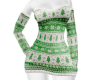 Holiday Green knit dress