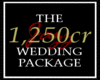 *Sv 1250 cr Wedding Pack