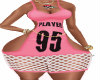 pink player dress xxl