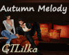 Autumn Melody Wall Bench