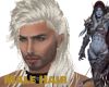 Male Hair White Long