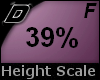 D► Scal Height *F* 39%