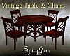 Vintage Table & Chairs R