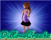 CD Purple polka dot preg