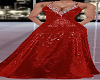 Elegant Red Sparkle Gown