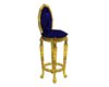 King blue Bar Chaire