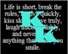 (kk)life is  short stkr