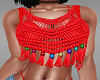 ML Sexy Macrame Top red