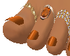 Copper color Toes/rings