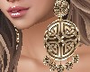 GOLD AFRICAN EARRING