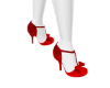 vintage heels -red