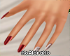(A) Pearl Red Nails