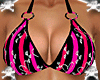 ~D~Hearts stripes bikini