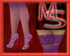 [M]Rose Stockings Purple