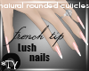*TY French Tip Lush Nail