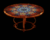 Mosaic Wood Carved Table