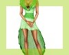 sassy green dress
