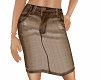 TF* Taupe Jean Skirt