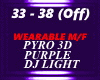 DJ LIGHTS,PYRO 3D,PURPLE