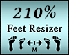 Foot Shoe Scaler 210%