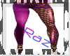 Pink jean'fishnet