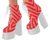*Candycane Ankle Boots*