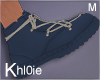 K Fall blue boots M