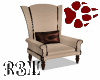 Cream Wing Back Chair