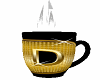 "D" coffee mug