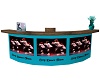 Step Teal Brown Desk