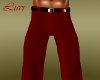 LUVI PERSONAL RED SLACKS