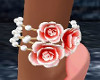 Pearls Roses Ankle L