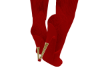 *B* Red Sweater Boot