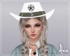 !D White Country Hat