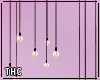   hanging light bulbs